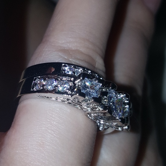 😍2 Pc Princess Cut😍Size 10 - Picture 4 of 8